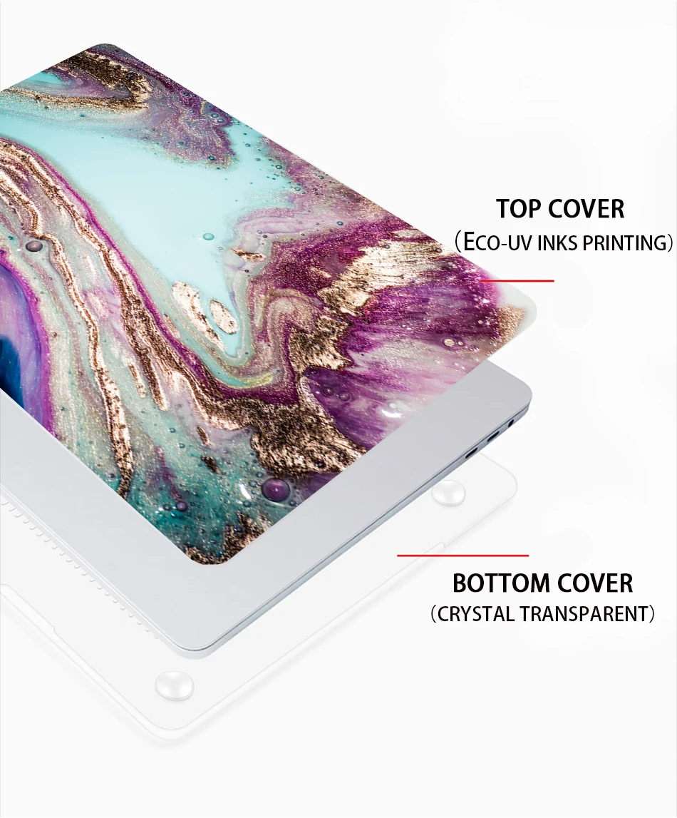 MTT чехол для Macbook Pro 13 15 с сенсорной панелью мраморный Жесткий Чехол для mac book Air Pro retina 11 12 13 15 дюймов чехол для ноутбука