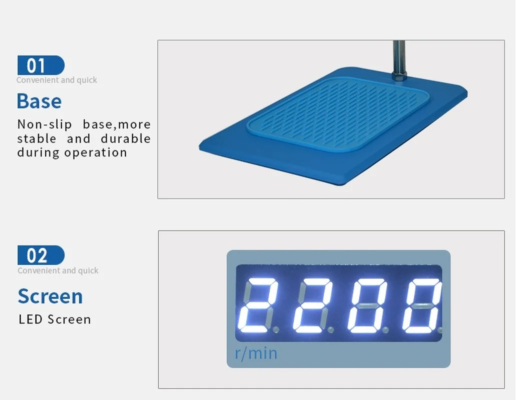 Экономичный Цифровой Электрический миксер для жидкости со светодиодным