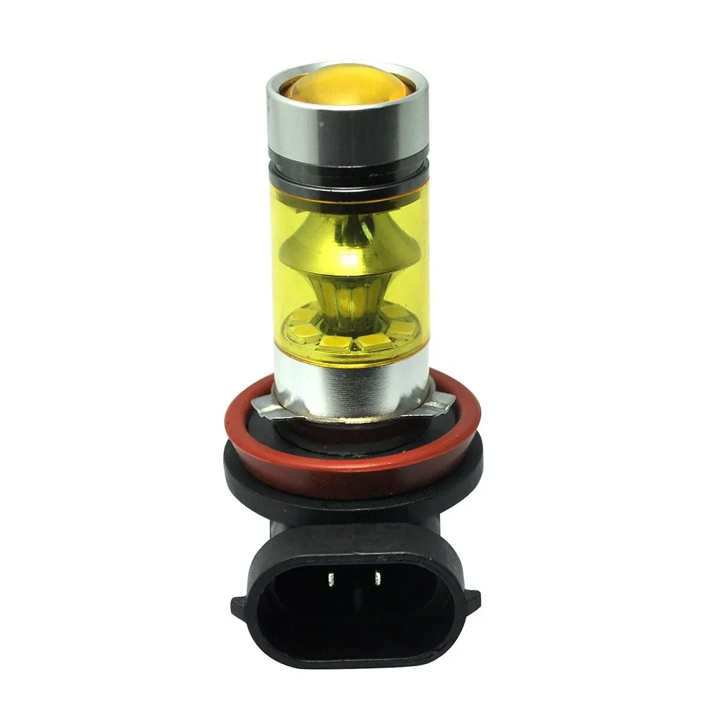 

Universal Bulbs Yellow Fog Light 100W 4300K Accessory DC 12V-24V Driving H11 H8