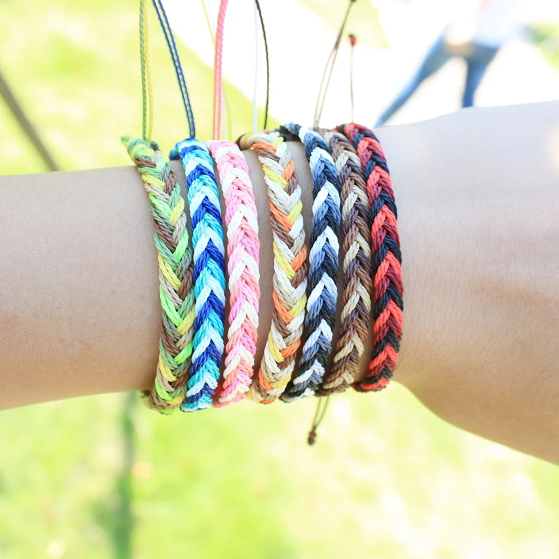 Женский плетеный браслет 7 мм|Цепочки и браслеты| |