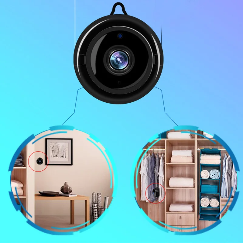 720P Мини IP камера беспроводная wifi CCTV камера с инфракрасным ночным видением 2 способа аудио трекер движения P2P домашняя камера безопасности