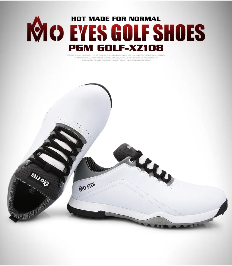 

PGM Golf Shoes Men's Waterproof Shoes Shockproof Shoes Bottom Antiskid Shoes XZ108