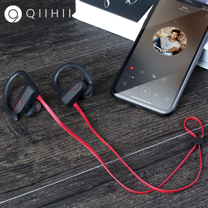 BAPICK IPX7 водонепроницаемые беспроводные наушники Спортивные HiFi стереонаушники