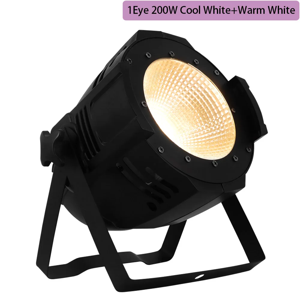 1Eye 200W Cool-Warm 1 шт. 200 Вт COB Stgae светильник 4x100 Вт Led Blinder 100 Вт RGBWA UV 6в1/5в1/4в1/Холодный теплый белый DJ Par Точечный светильник для баров и театров - Цвет: 1Eye 200W Cool-Warm