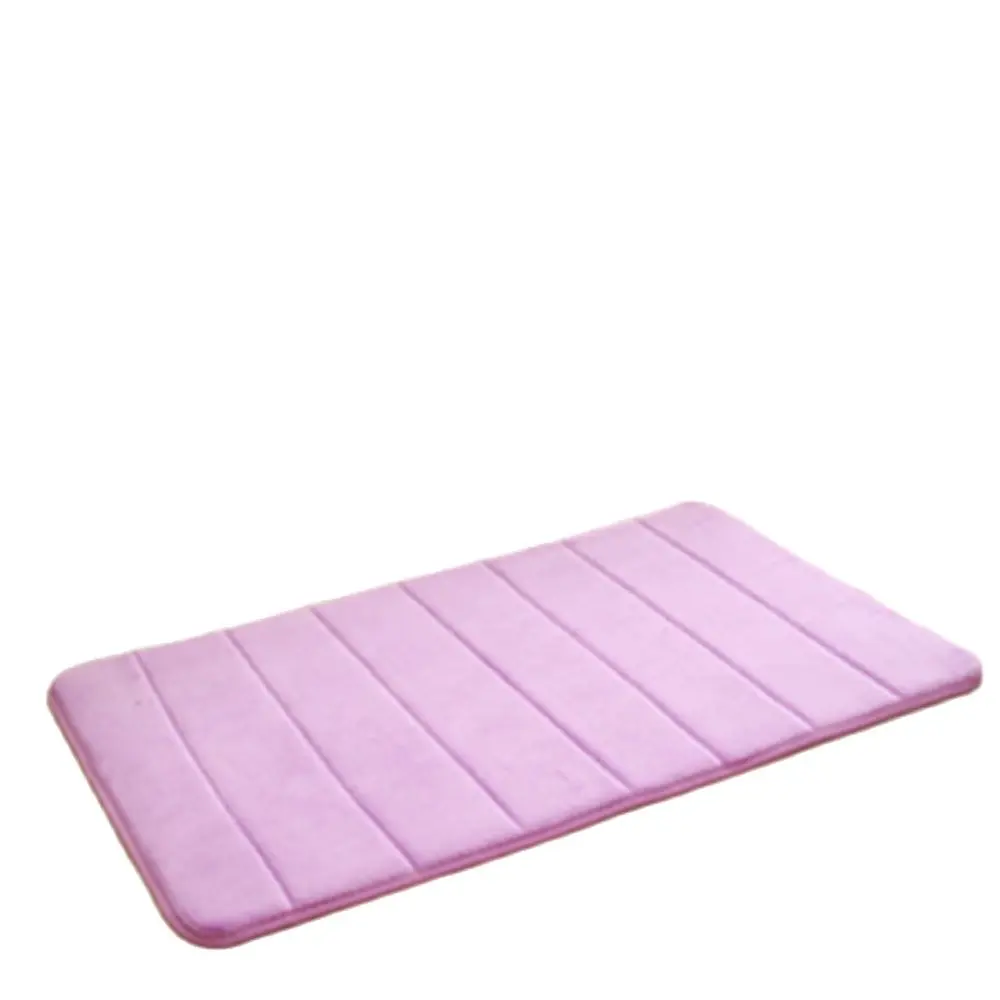 Утолщенный коралловый бархатный хлопковый коврик с медленным восстановлением