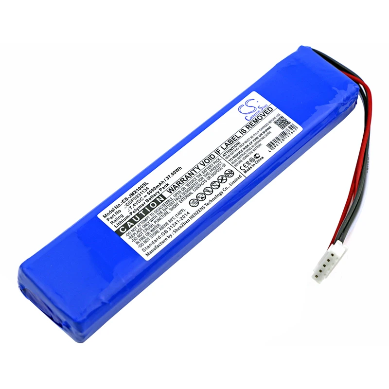 Cameron Sino GSP0931134 For JBL JBLXTREME Xtreme CS-JMX100SL 5000mAh Mini Bluetooth Replacement Loudspeaker Battery Accu Batera |