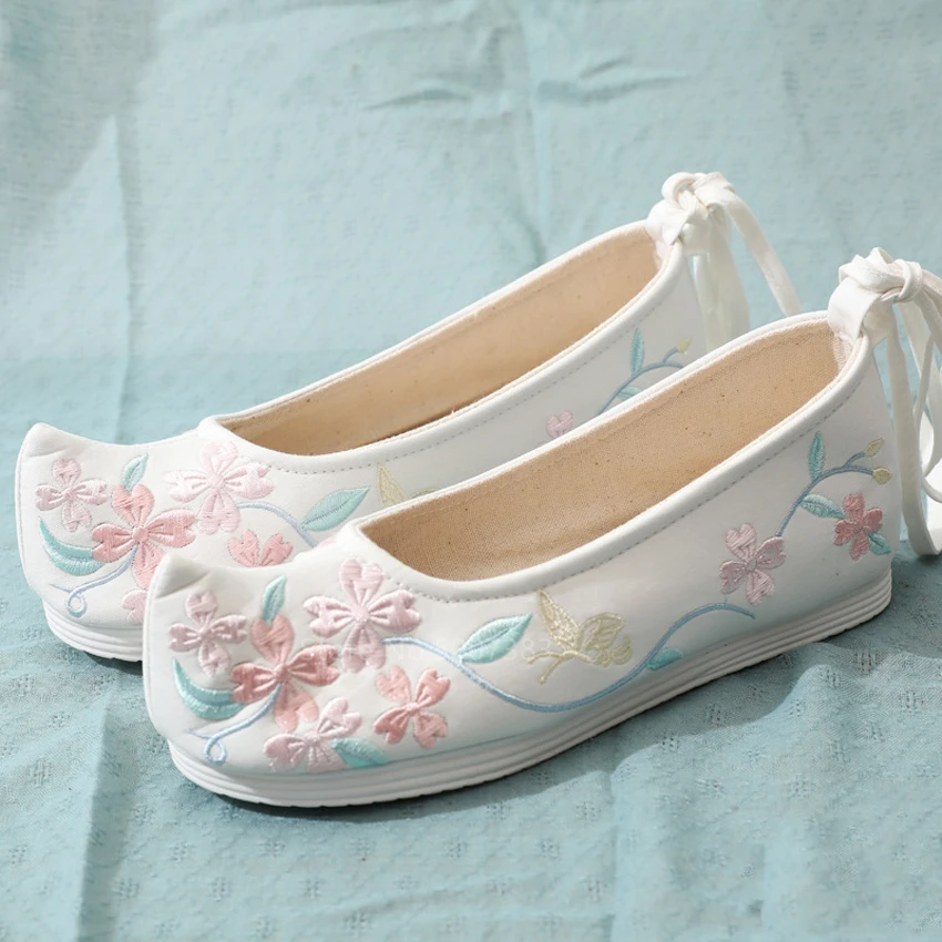 Китайская традиционная сценическая обувь женская национальная танцевальная на