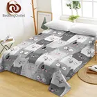 Постельное белье BeddingOutlet с милыми кошками, простыня с мультяшным рисунком для детей, для спальни, для влюбленных, симпатичная плоская простыня, Сабана, один предмет