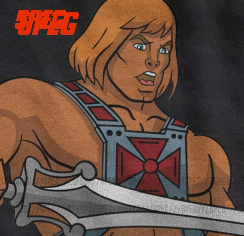 Футболки Masters of the Universe He Man сделано в 80 х футболки с круглым вырезом мужские