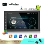 Автомагнитола LeeKooLuu, 2DIN, Android, Автомобильный мультимедийный mp5-плеер, радио, GPS, навигация, Wi-Fi, Авторадио с экраном 2,5D, Bluetooth, FM, аудио, автомобильная стереосистема