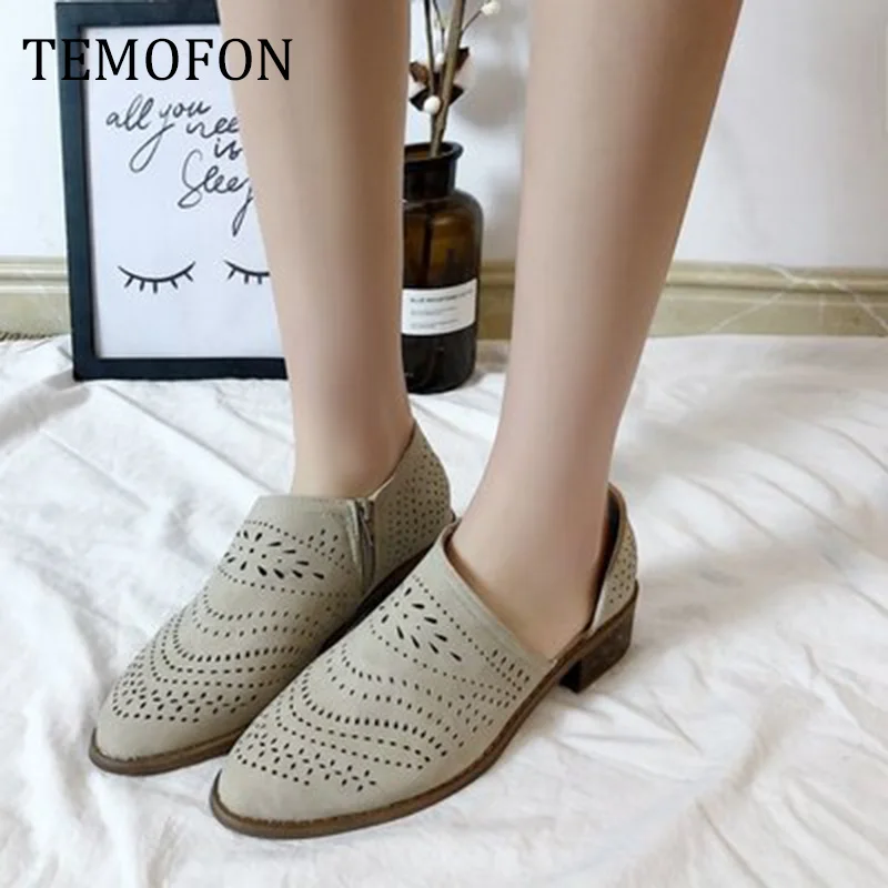 Дышащая обувь на плоской подошве Женская повседневная Женские лоферы с острым