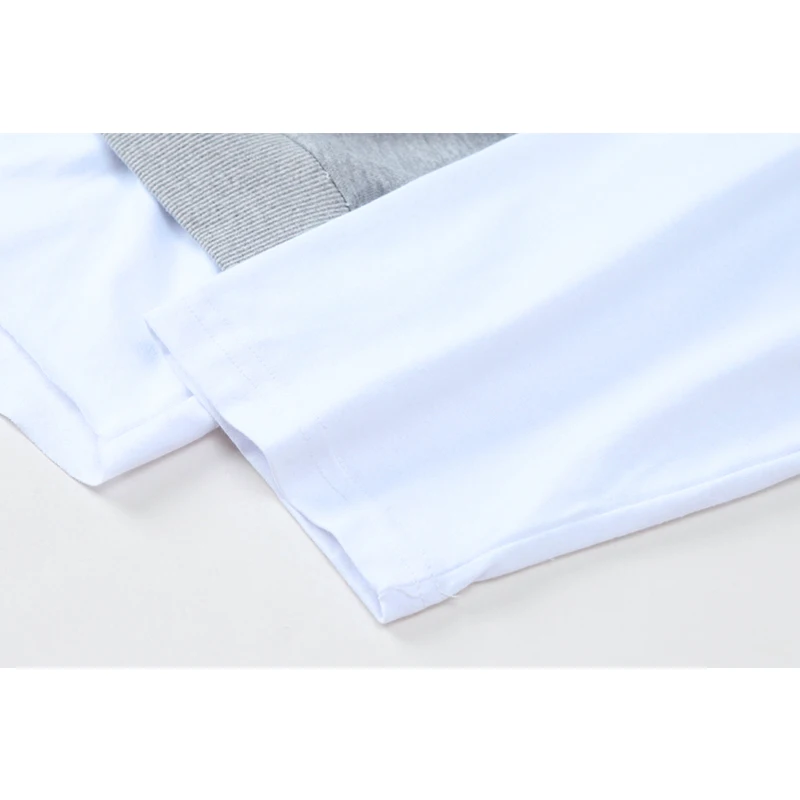 

Streetwear Pullover Sweatshirt Women Harajuku Patchwork Grey Sweatwear Tops Female Oversized Hem Irregular Leisure Tide Sportwea