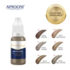 Полуперманентные пигменты для татуировки AIMOOSI, 15 мл, чернила для макияжа, микроблейдинга, бровей, глаз, губ, боди-арта, красота, женские принадлежности, 6 цветов