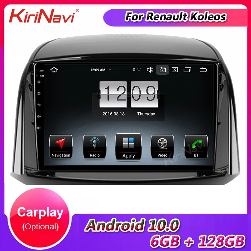 Kirinavi 9 ''Android 10 0 автомобильное радио для Renault Koleos автомобильный Dvd