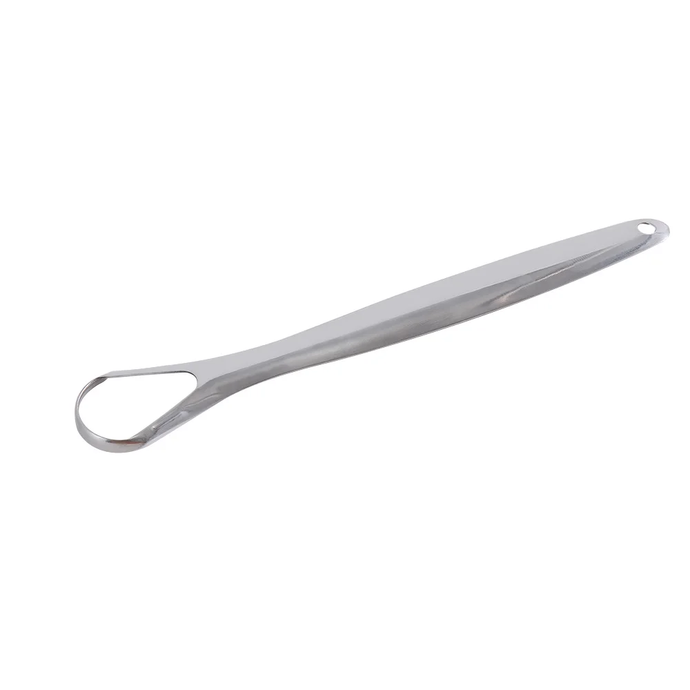 Многоразовый скребок для языка из нержавеющей стали очиститель полости рта