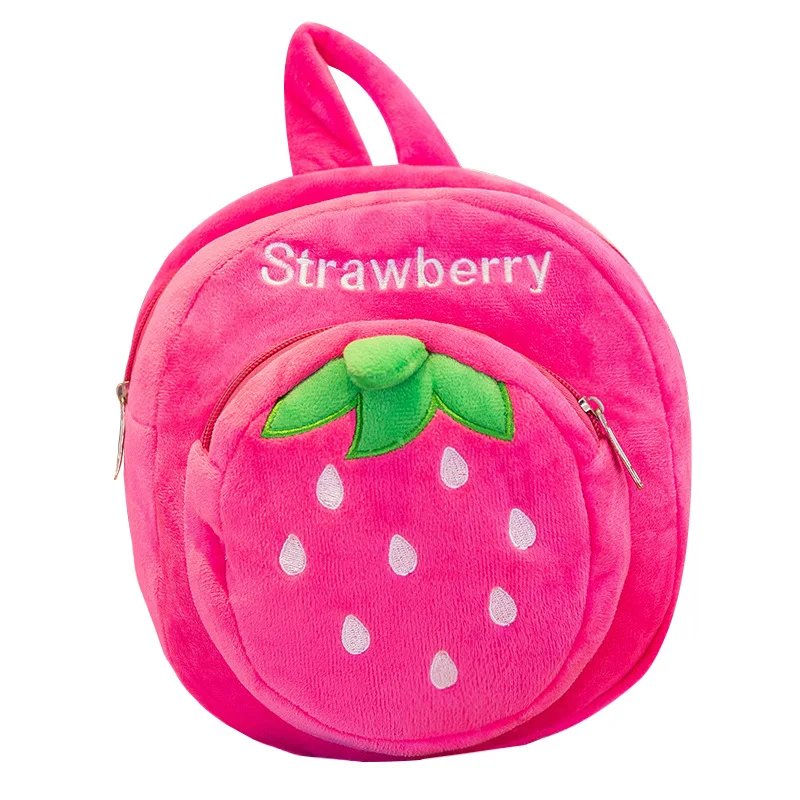Фруктовая форма детская школьная сумка Плюшевые Рюкзаки мини школьный детский