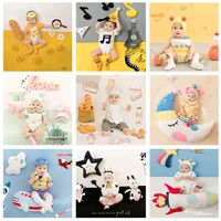 dvotinst newborn photography props cute cartoon outfits doll creative theme set fotografia accessories studio shoots photo props