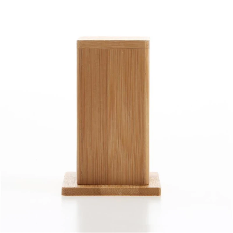 Бамбуковая коробка для зубочистки с крышкой Бытовая бамбуковая деревянная