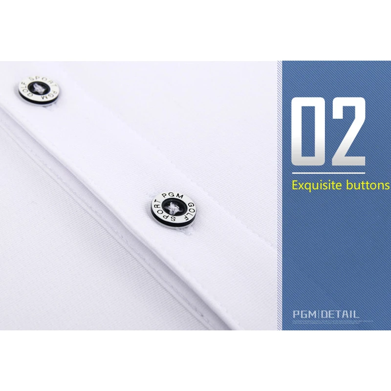 Мужская футболка для гольфа PGM летние дышащие эластичные униформы с коротким