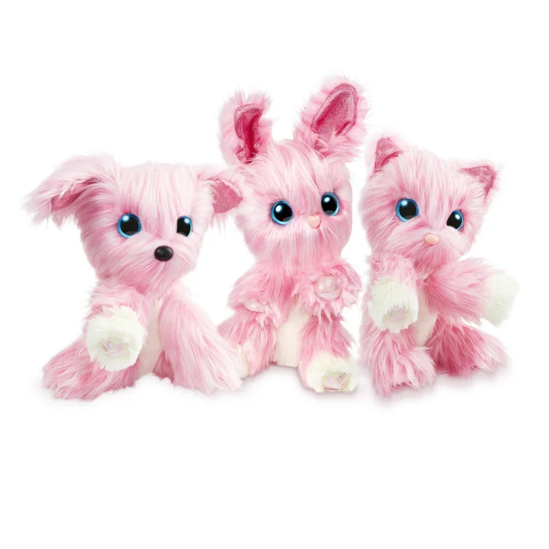 Juguetes de peluche de Scruff a Luvse para ni&ntilde;os, de 3 colores juguetes de felpa, perro de ba&ntilde;o, gato, conejo, regalo ruso, 23x20x7CM-3