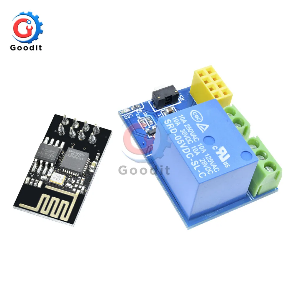 ESP8266 5V 1CH Relay Module ESP-01/01S WIFI for Arduino R3 Mega2560 Nano Raspberry Pi Smart Home Wireless Board | Обустройство дома