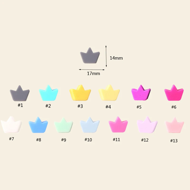 10 шт./компл. Силиконовые Зубные кольца в виде короны|Детские прорезыватели| |