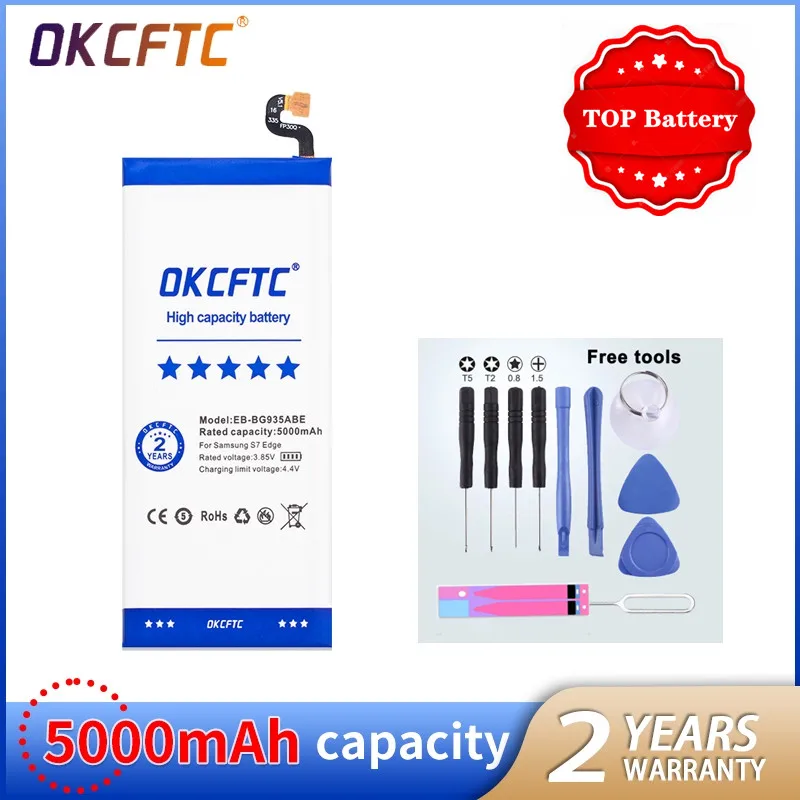 

Оригинальная Аккумуляторная Батарея OKCFTC для Samsung GALAXY S7Edge S7 Edge G9350