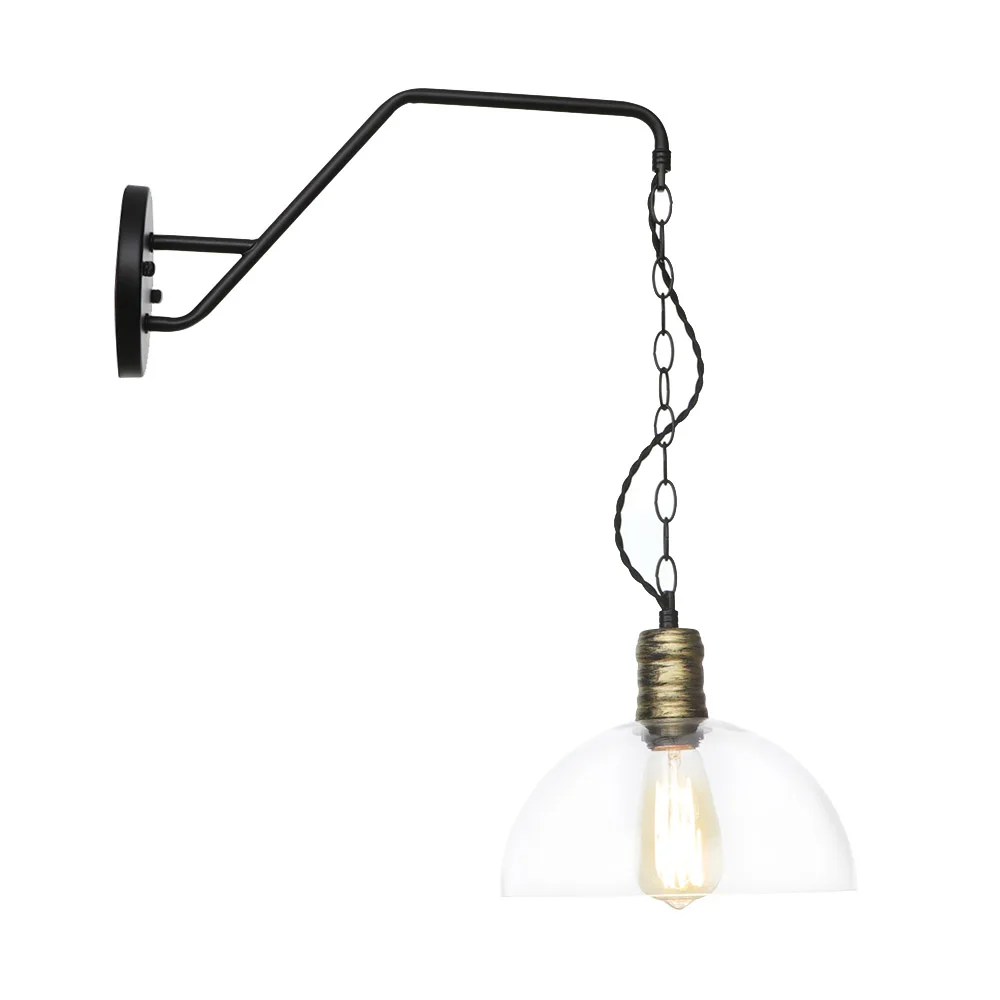 Настенный светильник в стиле лофт винтажный светодиодный настенный с железным