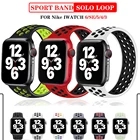 Ремешок Solo Loop для Apple Watch Band 44 мм 40 мм 38 мм 42 мм, Воздухопроницаемый Эластичный Силиконовый Браслет для iWatch Series 7 6 SE 5 4 3