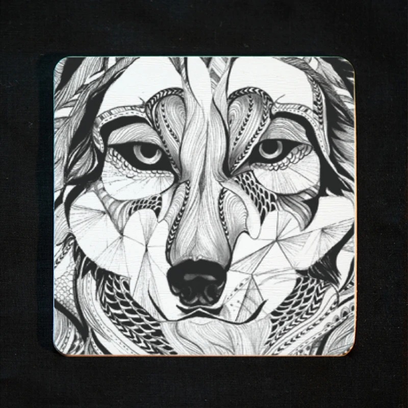 Креативные деревянные подставки для чашки Нескользящие термостойкие кофейные