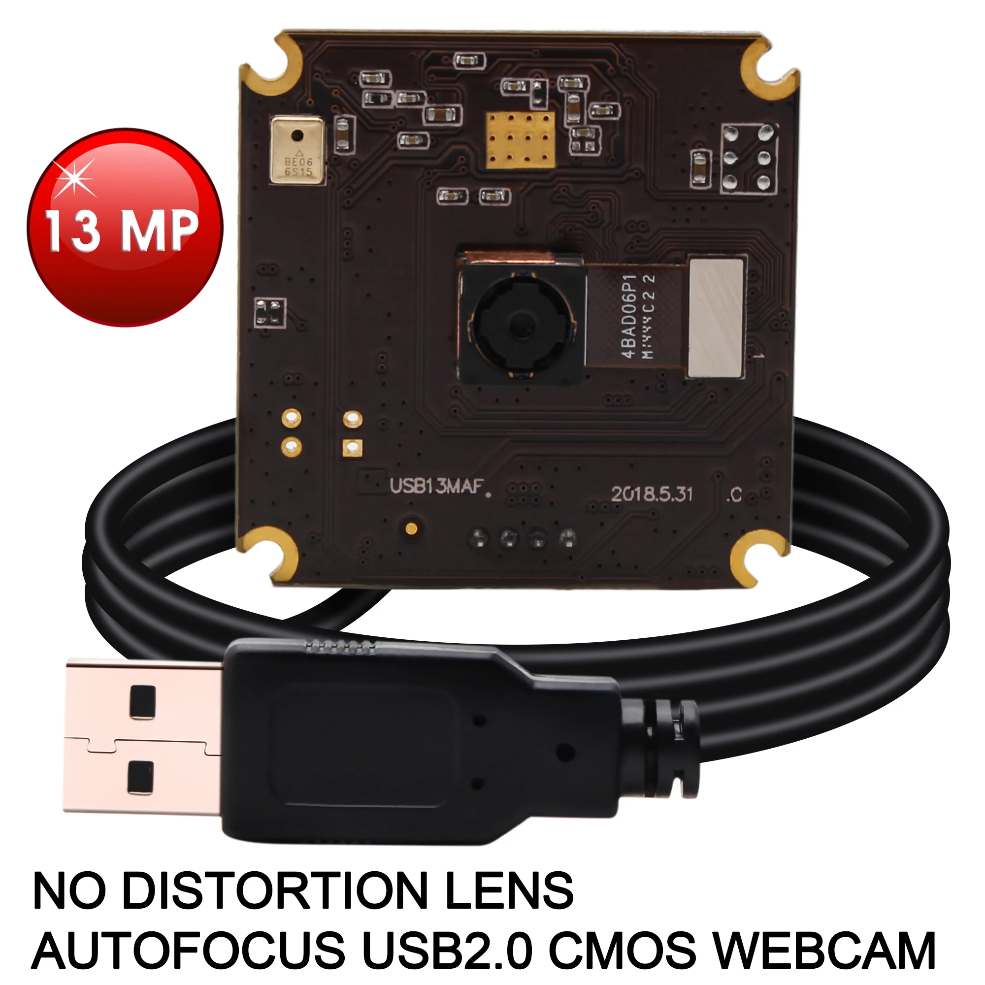 ELP USB 2 0 камера с высоким разрешением 13 МП автофокус SONY IMX214 цветная CMOS мини веб для