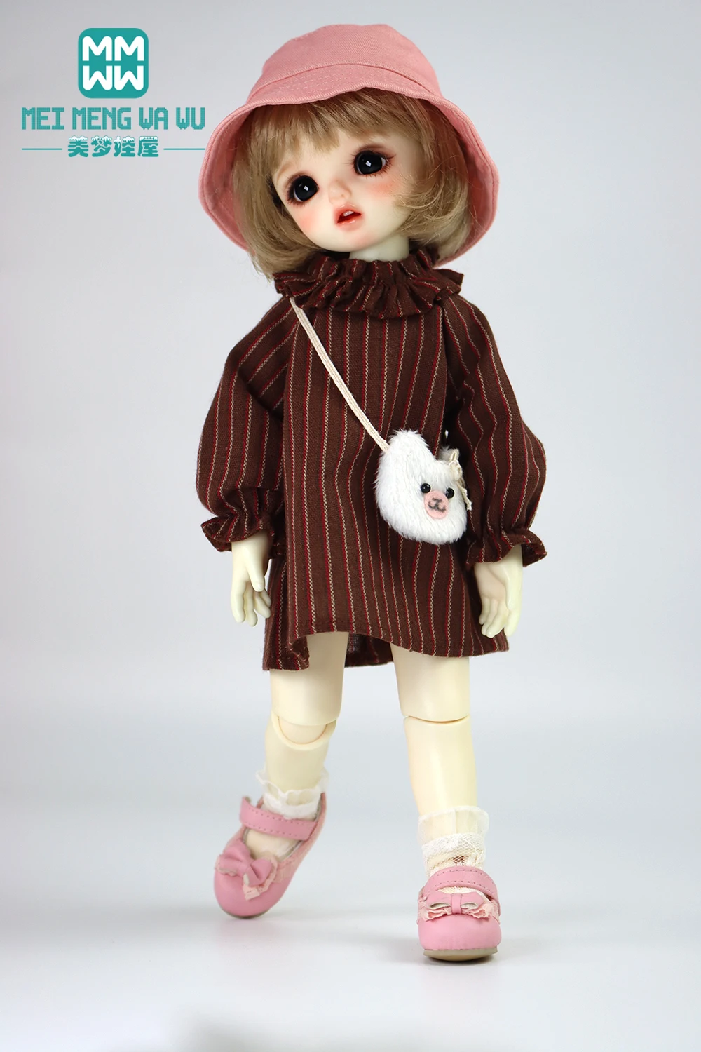 Подходит для 30 см 1/6 BJD YOSD аксессуары кукол модное ретро платье в полоску юбка