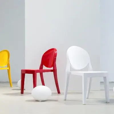 Креативный дизайн спины Хрустальный дьявол призрак стул Европейский прозрачный