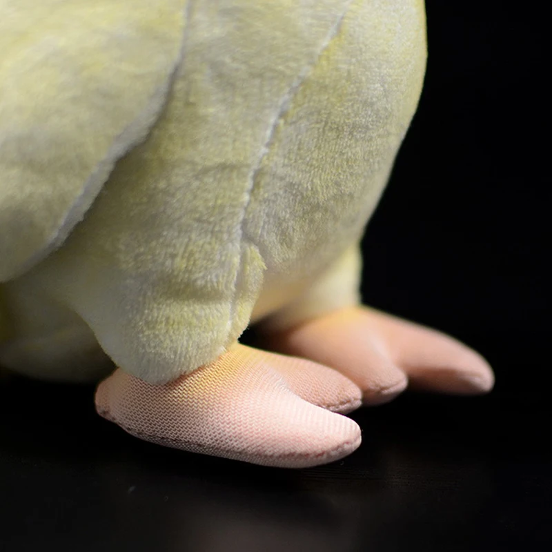 Реальная жизнь серый Cockatiel плюшевые игрушки 18 см маленький Экстра Мягкий реалистичный попугай Чучела Птицы Игрушки Животных Подарки для детей