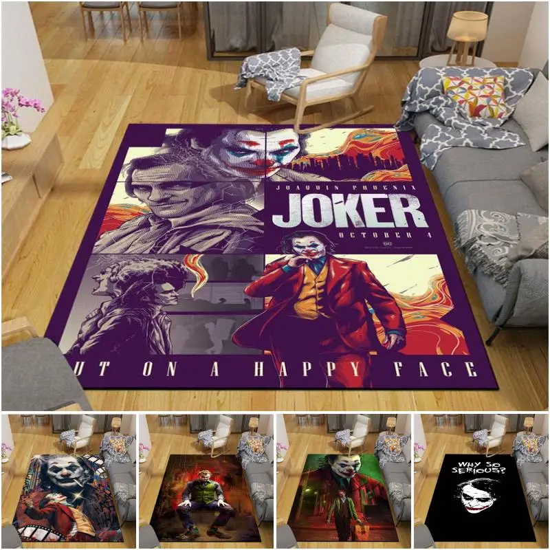 Напольный коврик для Хэллоуина ковер серии Joker макияжа Придверный гостиной