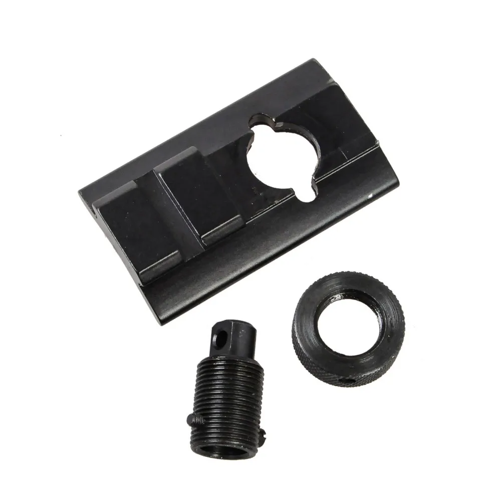 Tactical Airsoft Rifle Hunting Bipod Weaver Rail Sling Stud Swivel Picatinny Slot Adaptor 20mm Paintball Bipod Adapter Mount
