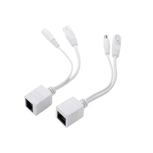 1 шт. питание через Ethernet пассивное адаптер-Форсунка + Сплиттер Комплект PoE кабель |