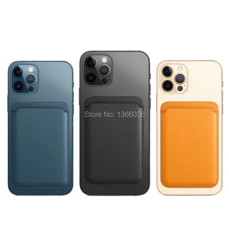 Роскошный кожаный магнитный чехол для телефона iPhone 12 Mini/Pro/Max кошелек карман карт