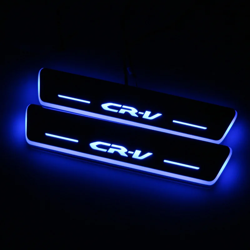 

Welcome Pedal Lights For Honda CR-V CRV 2015 2016 2017 2018 Pedal car Door Sill Pathway Lamps led thresholds scuff plates AUTO