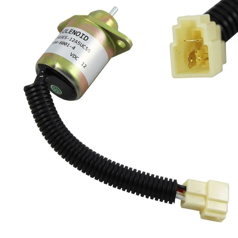 Parar Solenóide de Combustível 12v para Kubota Sa4569-t 1503es12a5uc5s Peças e acessórios do gerador