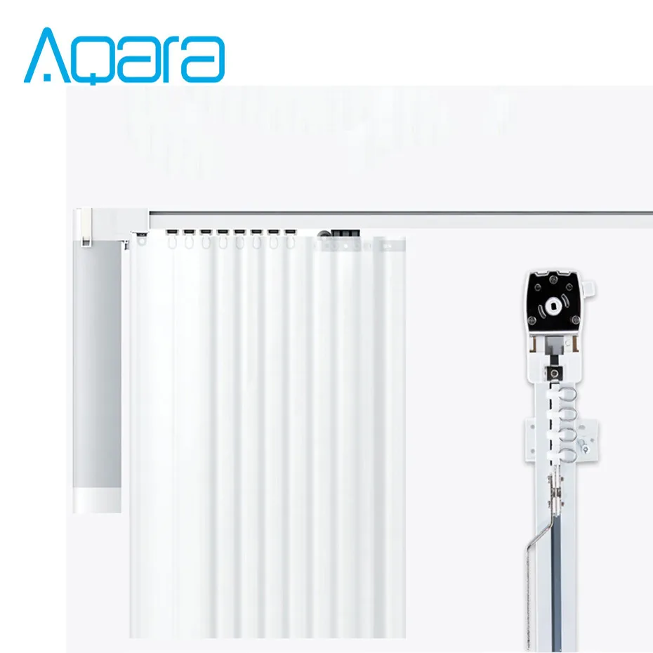 Бесшумная электрическая дорожка для штор + мотор Aqara Zigbee приложение дома умная