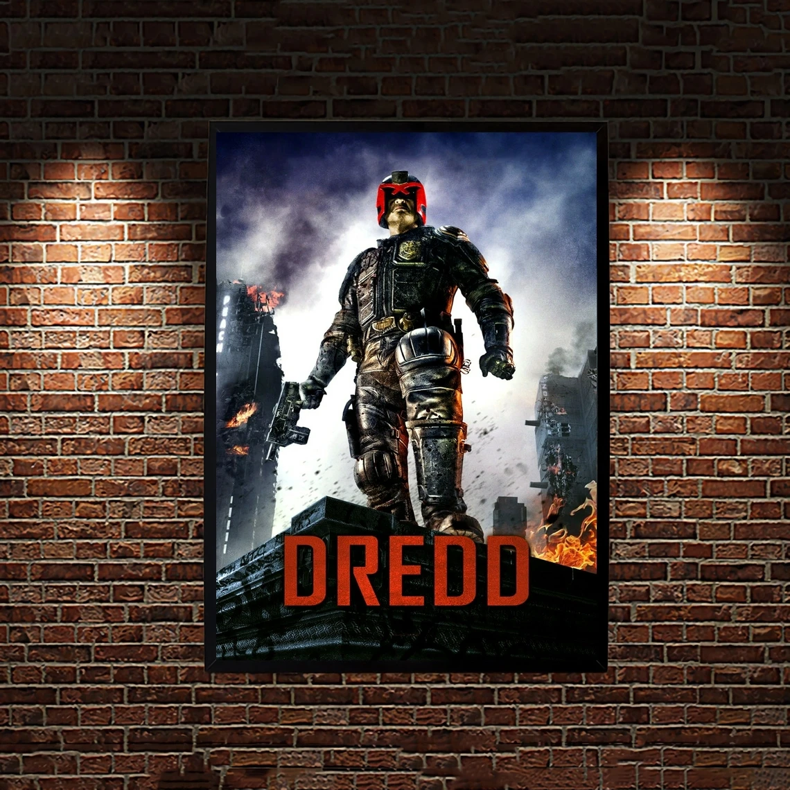

DREDD кинопостер холст печать домашний декор настенное Искусство (без рамки)