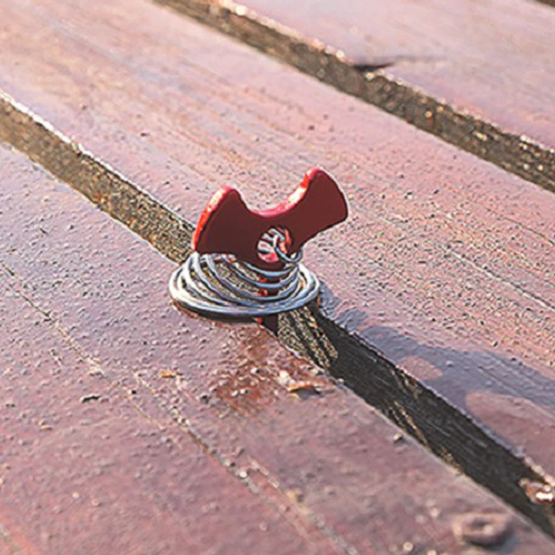 4 шт. Fishbone палатка колышки для палатки из алюминиевого сплава пол лак ногтей крюк