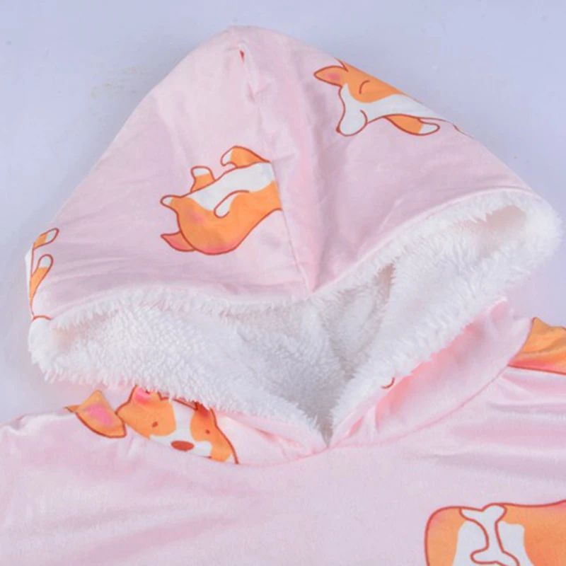 Худи Laamei свитшот для женщин и мужчин толстовка большого размера одеяло пальто