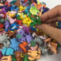 144pcslots kids toys pokeball action figures pikachu anime pokemon toys mixed 2 3cm mini random mini figurine toy for children