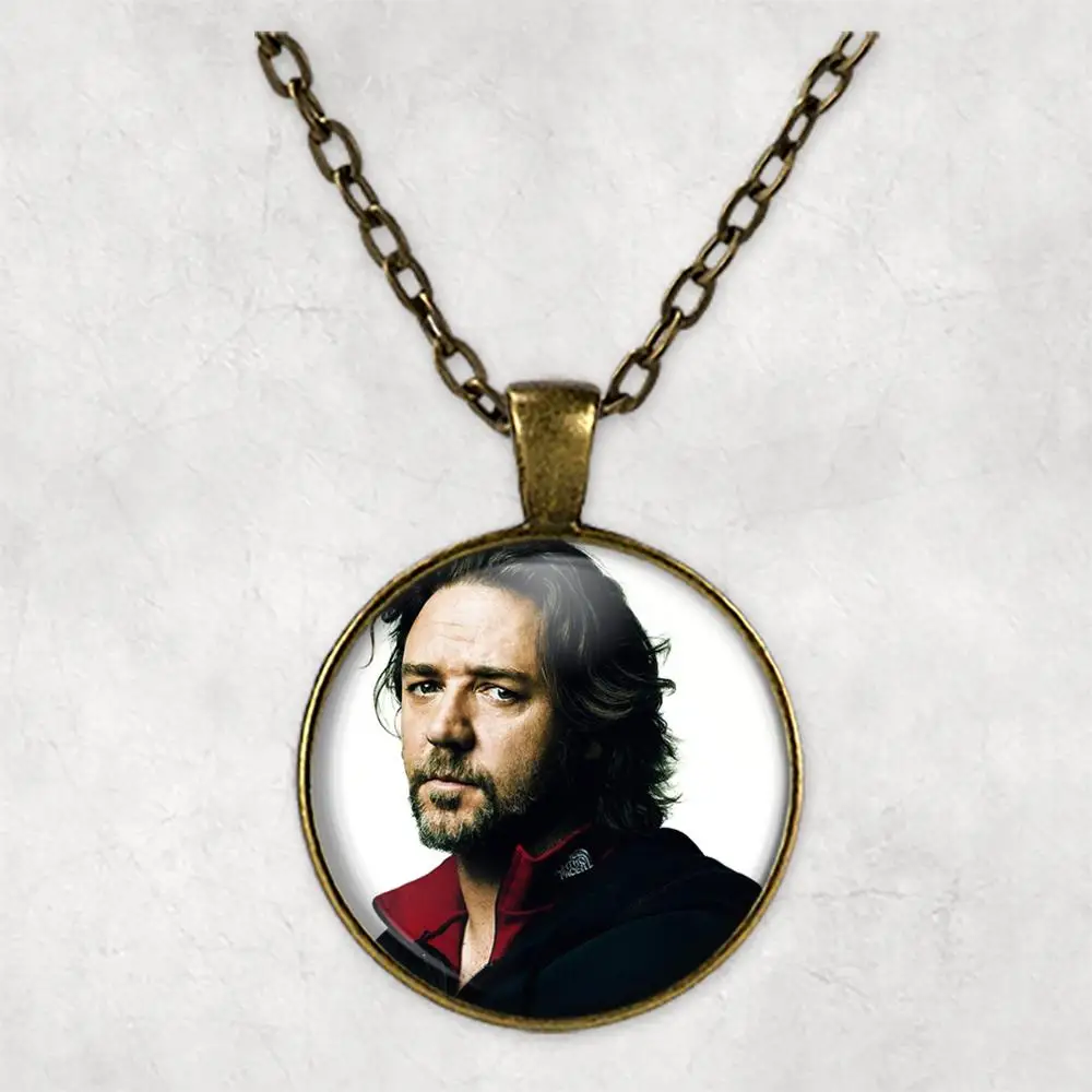 Рассел Кроу персонализированные фото ожерелье ювелирные изделия с картинами s