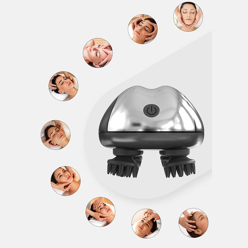 Массажер для головы Электрический массаж тела предотвращает вибрацию волос