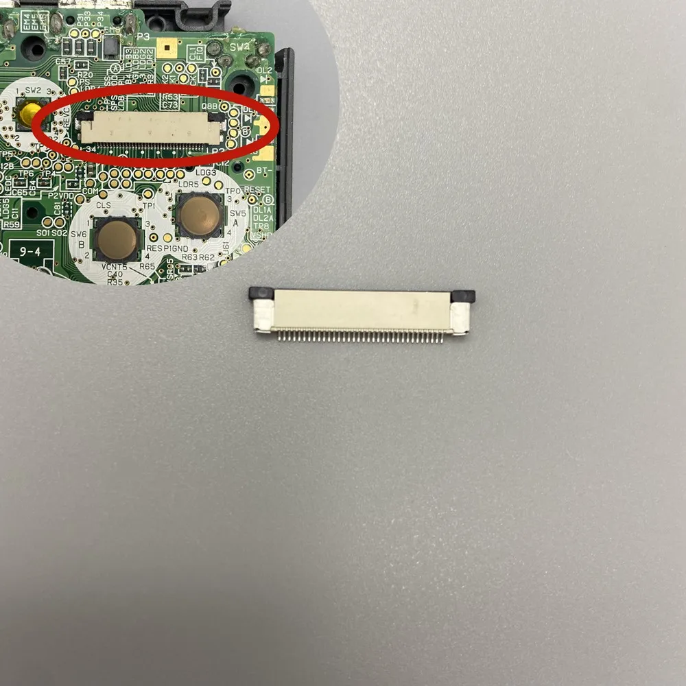 

Replacement 10pcs LCD screen cable handle for GBA SP female slot