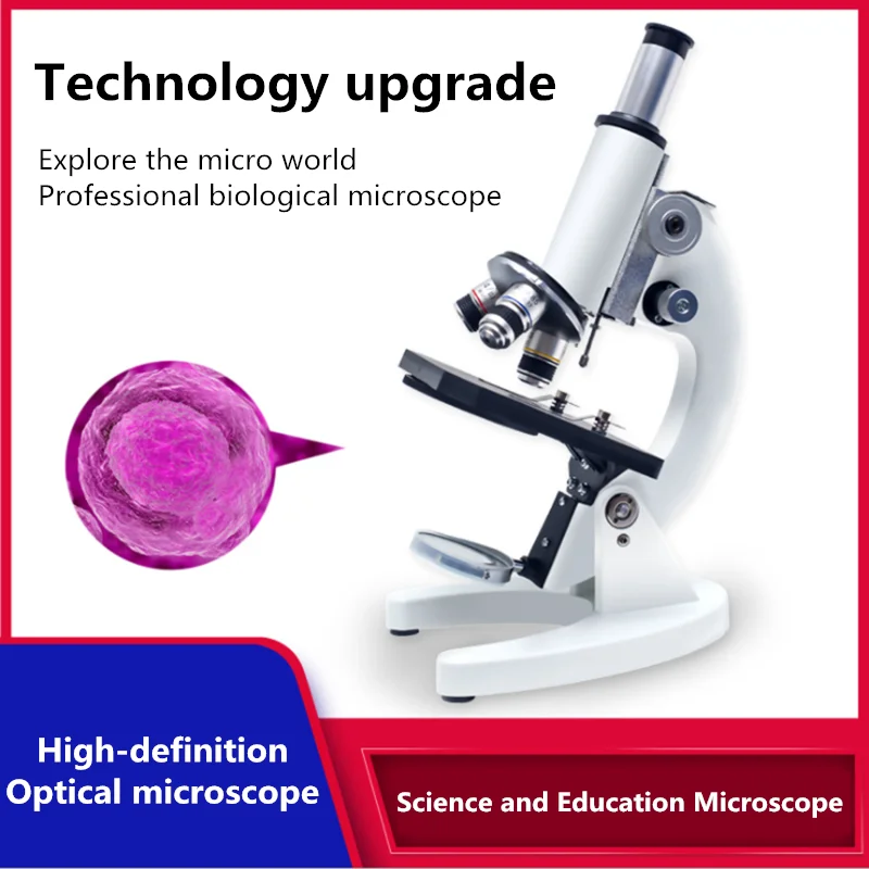 

Биологический микроскоп, увеличенный 640X, HD, монокулярный, Студенческий микроскоп светодиодный светильник, электронный окуляр, товары для образовательных экспериментов