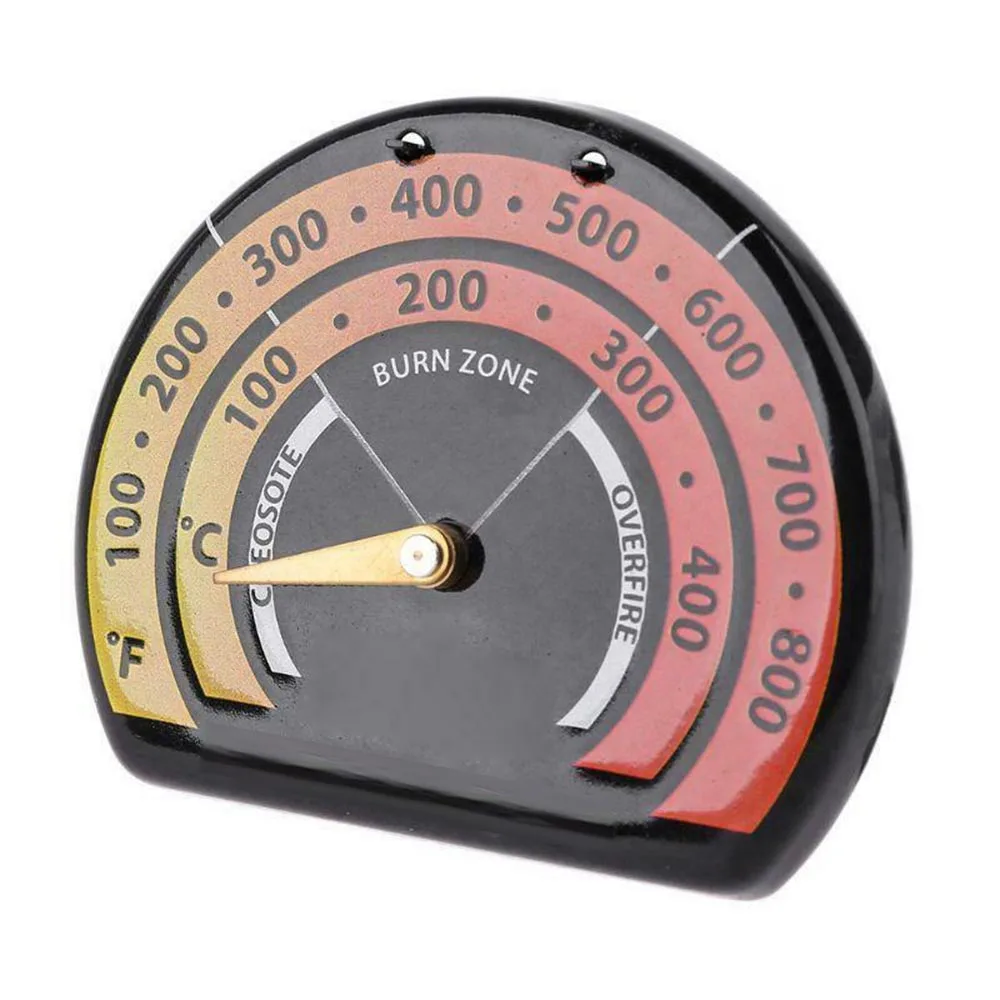 

1x Fireplace Stove Thermometer Fire Place Fan Temperature Burn Indicator Fireplace Thermometer Tool Kits